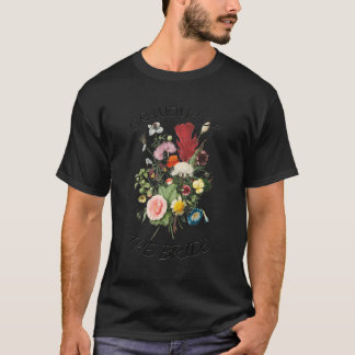 Oma der Brautparty Hochzeit Blume T-Shirt