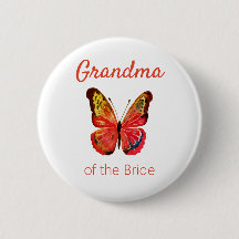 Oma der Bride Butterfly Button