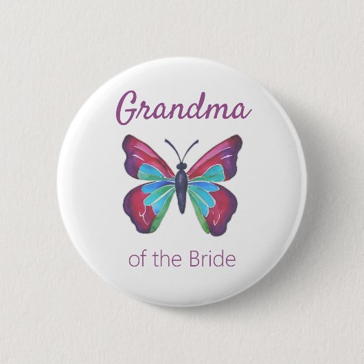 Oma der Bride Butterfly Button (Vorderseite)