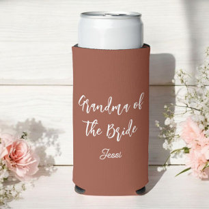 Oma der Bride Terracotta Hochzeit Selters Dosenkühler
