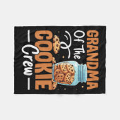 Oma der Cookie-Crew Fleecedecke (Vorderseite (Horizontal))