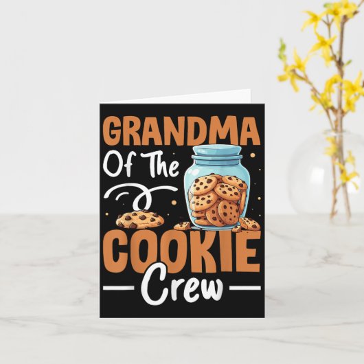 Oma der Cookie-Crew Karte (Gelbe Blume)