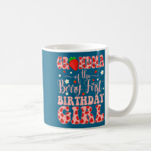 Oma der Erdbeere erste Geburtstagsfeier Strohhalm Kaffeetasse