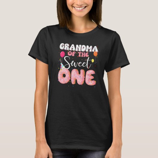 Oma der ersten Doughnut 1sten Familie B T-Shirt (Vorderseite)