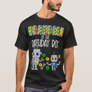 Oma der Geburtstagsboter Party Robotics T-Shirt