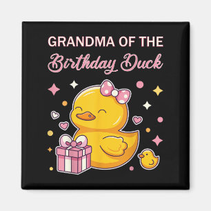 Oma der Geburtstagsente Weihnachts Anime Party Magnet