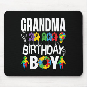 Oma der GeburtstagsjungAutismus Mousepad