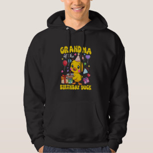 Oma der Geburtstagskuppel aus Gummi-Ente Bday Fami Hoodie