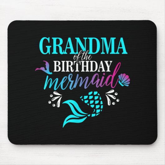 Oma der Geburtstagsmädchenfamilie Mousepad (Vorne)