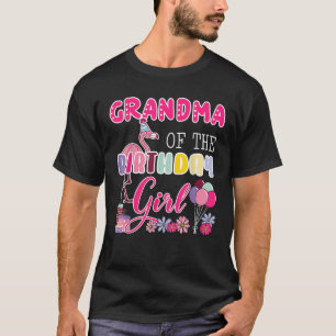 Oma der Geburtstagsparty von Girl Flamingo T-Shirt