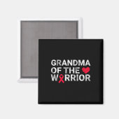 Oma der Herzkriegserkrankung Awarene Magnet (Vorderseite/Rückseite)