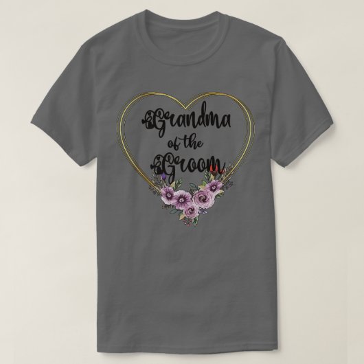 Oma der Hochzeit der Dusche T-Shirt (Design vorne)