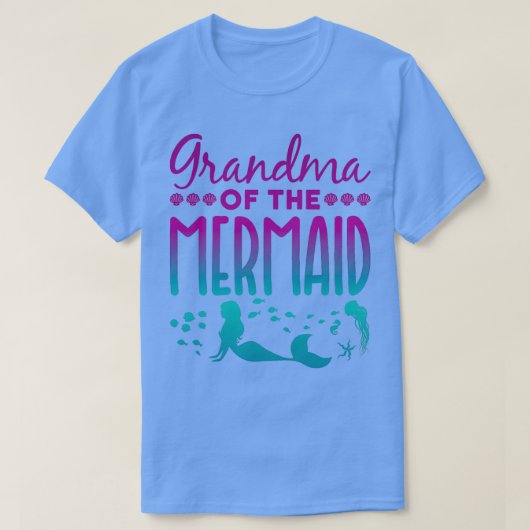 Oma der Meerjungfrau T-Shirt (Design vorne)