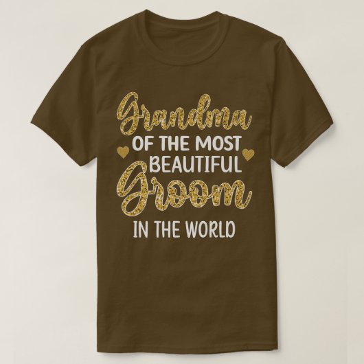 Oma der schönsten Dusche Großmutter T-Shirt (Design vorne)