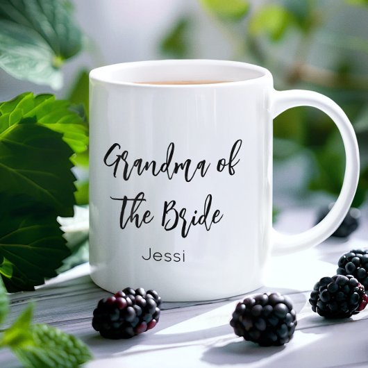 Oma der Schwarz-weiße Wedding Tasse