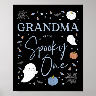Oma der Spooky einen ersten Geburtstag Jungen 1st  Poster