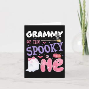 Oma der spooky One 1. Geburtstag Halloween Pi Karte