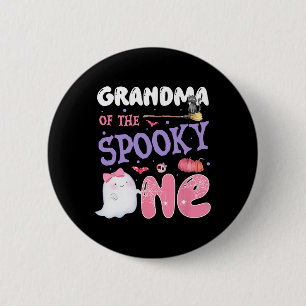 Oma der spöttischen ein 1. Geburtstag Halloween P Button