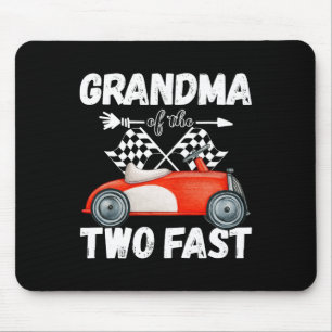 Oma der zwei schnellen 2 neugierigen Geburtstag 2. Mousepad