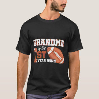 Oma des 1-jährigen Geburtstags-Footballs 1. Jahr T-Shirt