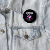 Oma des Bowling-Mädchens passende Familien-Bowling Button (Beispiel)