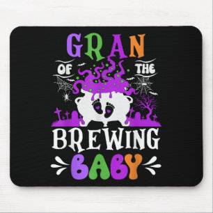 Oma des brauenden Babys, Oma zu Halloween werden Mousepad