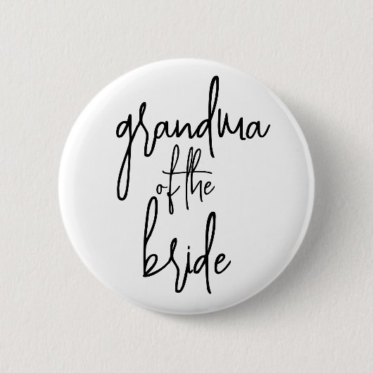 Oma des Brautknopfes Button (Vorderseite)