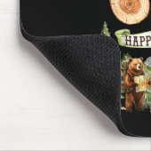 Oma des einen glücklichen Camper 1. Geburtstag Mousepad (Ecke)