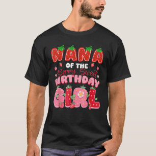 Oma des Erdbeermädchens mit dem süßen Geburtstag E T-Shirt