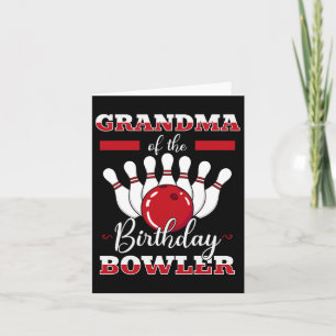 Oma des Geburtstags Bowler Bday Bowling Celebr Karte