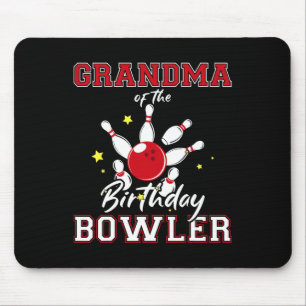 Oma des Geburtstags-Bowlers Bday-Bowling-Feier Mousepad