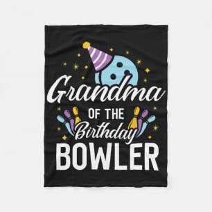 Oma des Geburtstags Bowlers Bowling-Party-Match Fleecedecke