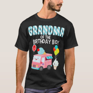 Oma des Geburtstags Boy Ice Truck P T-Shirt
