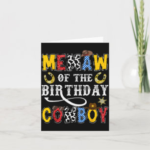 Oma des Geburtstags-Cowboys Western Rodeo Oma Karte