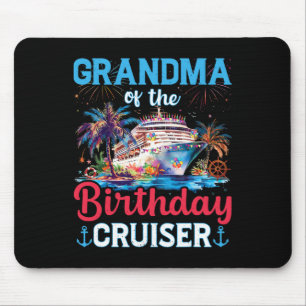 Oma des Geburtstags Cruiser Funny Cruise Geburt Mousepad