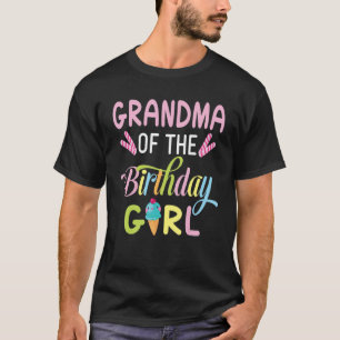 Oma des Geburtstags-Eiscreme-Girls freut sich auf T-Shirt