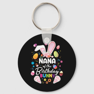 Oma des Geburtstags-Hasen Ostern Geburtstag Famili Schlüsselanhänger