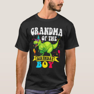 Oma des Geburtstags Jungen T Rex RAWR Dinosaurier T-Shirt