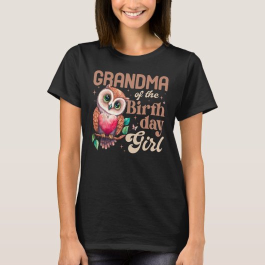 Oma des Geburtstags-Mädchenjunge T-Shirt (Vorderseite)