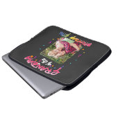 Oma des Geburtstags Personalisierten Geburtstags Laptopschutzhülle (Vorne Knopf)