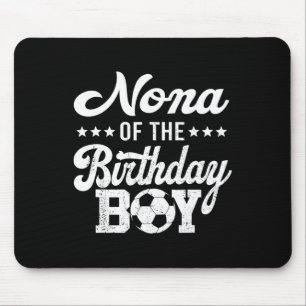 Oma des Geburtstags-Soccerjungen 1. Geburtstag  Mousepad