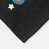 Oma des Geburtstagsjungen Bauarbeiter Fleecedecke (Ecke)