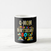 Oma des Geburtstagsjungen Bauarbeiter Kaffeetasse (Mittel)