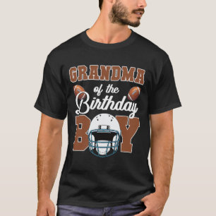 Oma des Geburtstagsjungen Fußballparty Familie T-Shirt