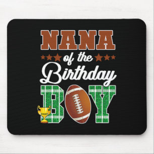 Oma des Geburtstagsjungen Fußballparty Familienmat Mousepad