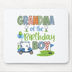 Oma des Geburtstagsjungen Golf Liebhaber Familie p Mousepad