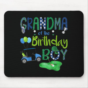 Oma des Geburtstagsjungen Hole-in-One Golf-Fan Mousepad