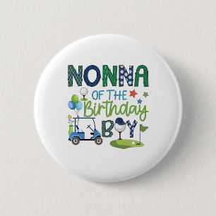 Oma des Geburtstagsjungen Hole-in-One Golf Sport  Button