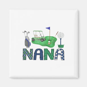Oma des Geburtstagsjungen Hole In One Golf Sport M Magnet