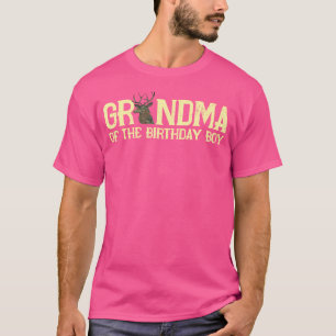 Oma des Geburtstagsjungen Rehjäger Tarnmuster T-Shirt